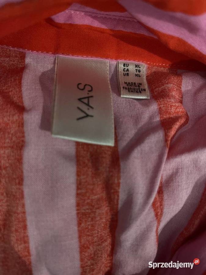 Yas sukienka modny wzór paski koszulowa hit Spódnice i sukienki Choszczno