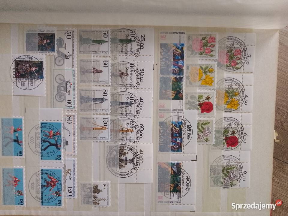 Kolekcję znaczków sprzedam 70 klaserów Pyrzyce sprzedam