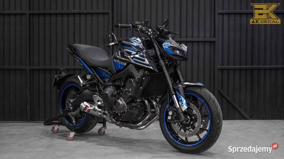 Okleina YAMAHA MT09 2gen 20172020 naklejki na Dąbrowa Tarnowska
