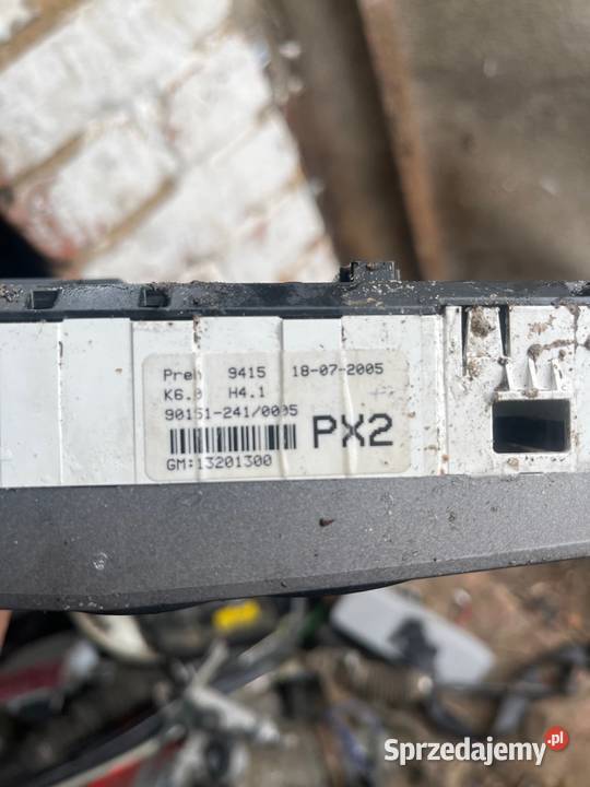 Panel klimatyzacji Nawiewu Opel Zafira B osobowe wielkopolskie Margonin