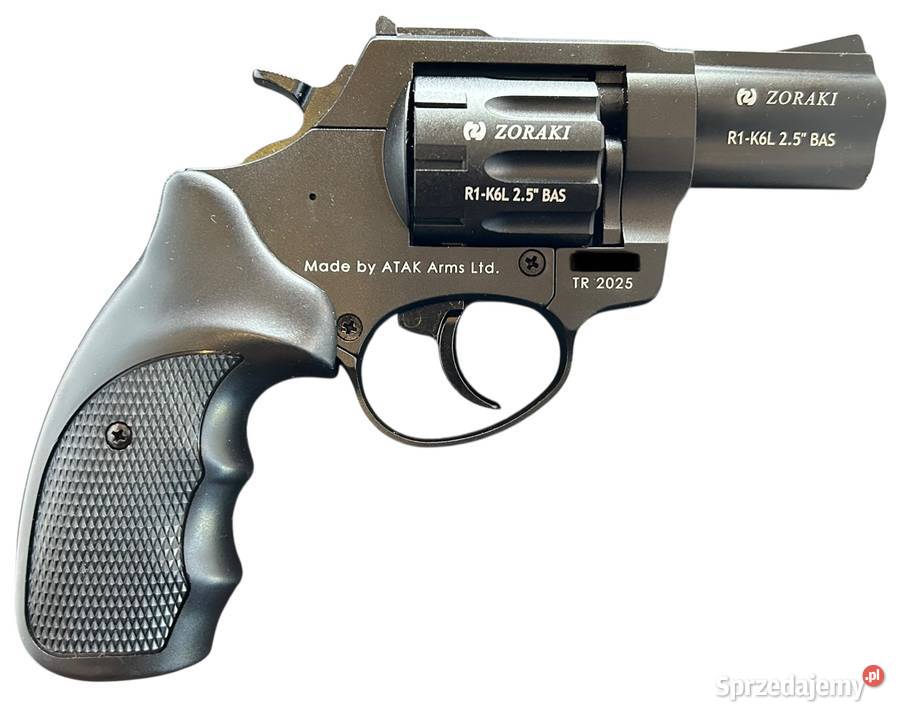 Rewolwer hukowy ZORAKI 6mm CZARNY 100 naboi LONG Poznań
