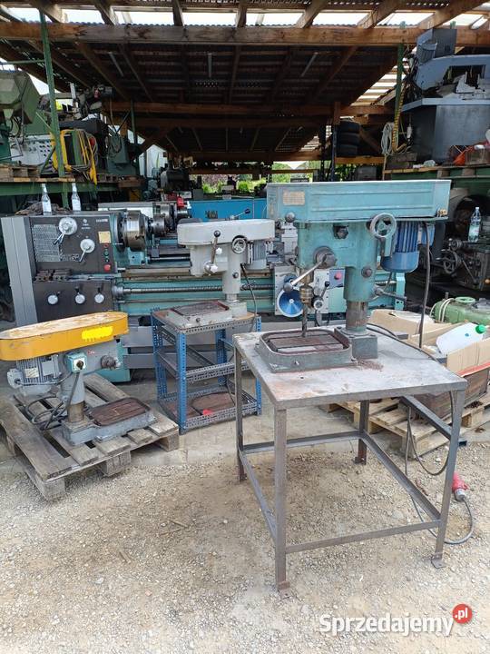 Wiertarka stołowa do metalu tokarka frezarka Maków Podhalański