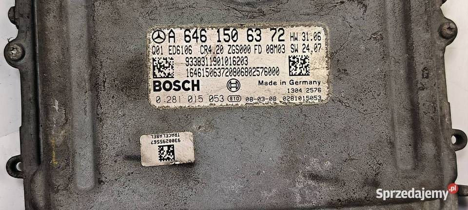 KOMPUTER MERCEDES SPRINTER W906 A6461506372