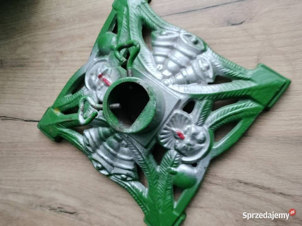 Stary żeliwny stojak pod choinkę zachodniopomorskie