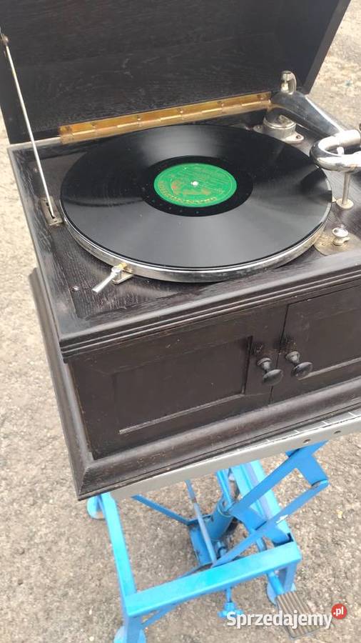Stary przedwojenny patefon gramofon szafkowy na Pozostałe Łódź sprzedam