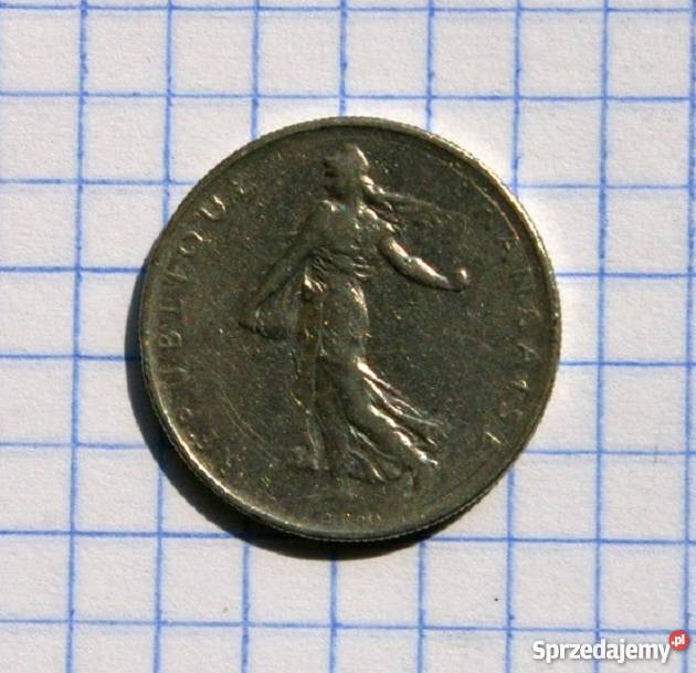 1 FRANK 1961 FRANCJA Numizmatyka Piszczac