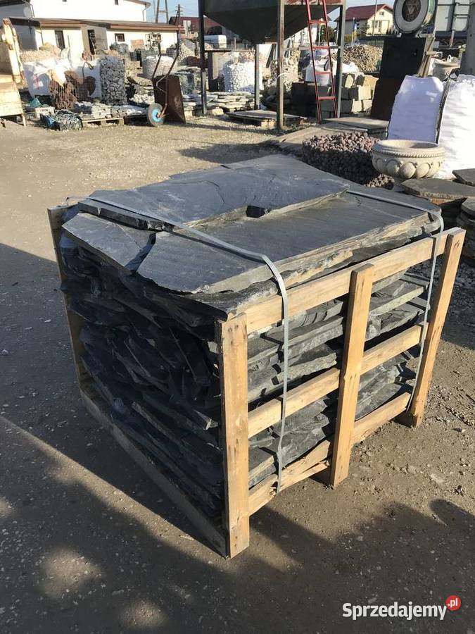 CZARNY ŁUPEK na Taras Schody Elewację Płyty Ściany i elewacje Warszawa sprzedam