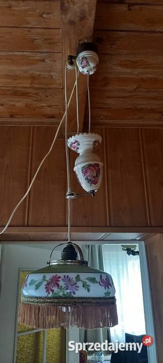 Lampa wisząca z kloszem i przeciwwagą do kuchni Skierniewice