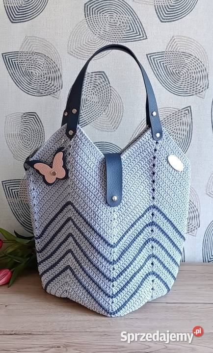 Torebka Tulipan Hand Made lubelskie Chełm