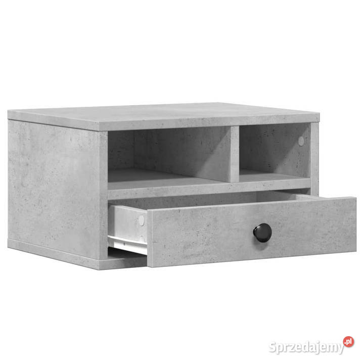 Stojak pod drukarkę szarość betonu 40x32x225 Warszawa