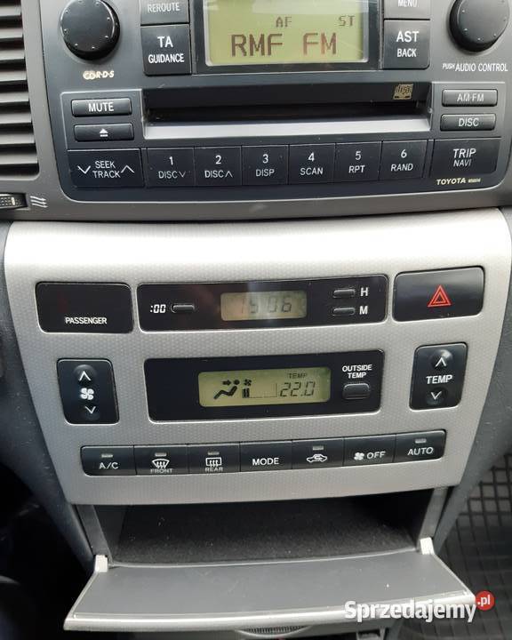 Panel sterowania klimatyzacją i nawiewami Toyota wyposażenie elektryczne Łódź