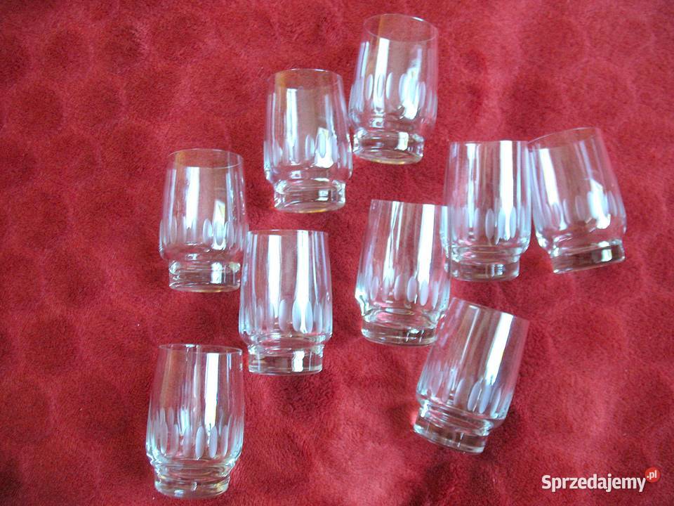 Kieliszki do wódki PRL DDR 6 x 35 9 sztuk Siedlce