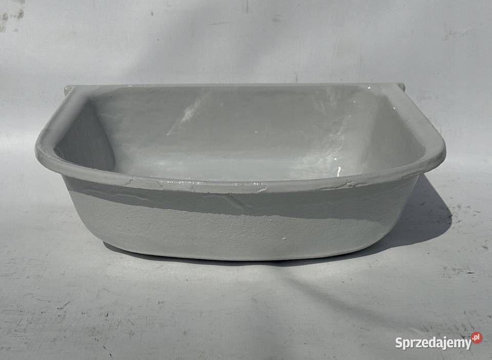 PIĘKNY STARY ZLEW ŻELIWNY UMYWALKA Z PRLu Bielawa