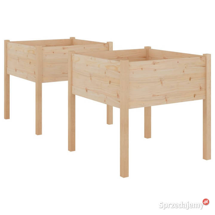 Donice ogrodowe 2 70x70x70 lite drewno sosnowe Warszawa sprzedam