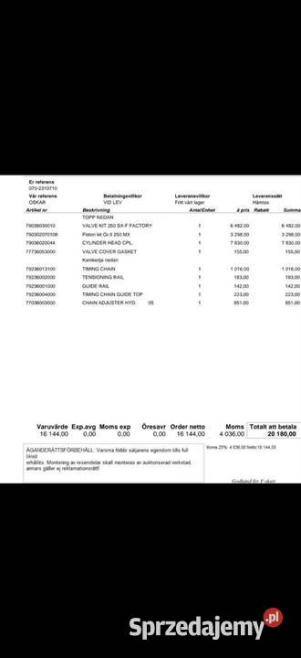 Husqvarna Fc 250 1000km sprzedam
