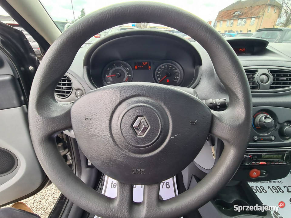 Renault Clio Benzyna Klimatyzacja Komputer III czarny Wągrowiec sprzedam