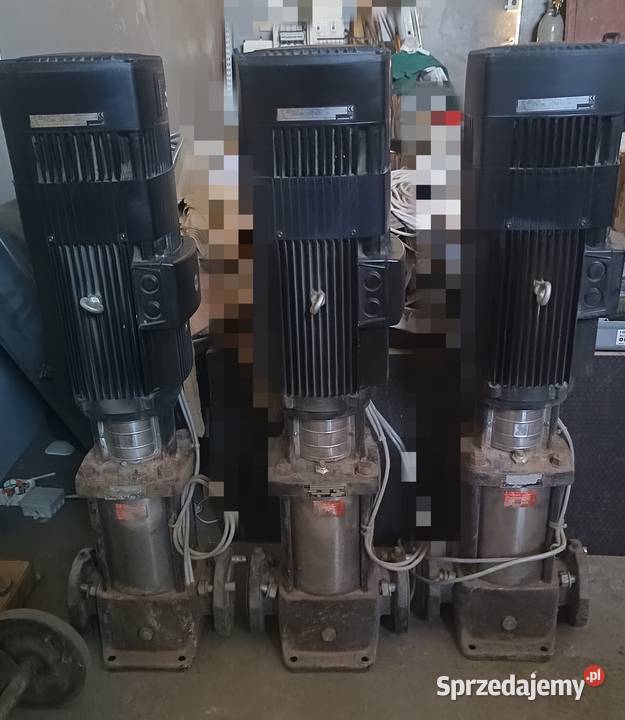 Zestaw 3 pomp hydroforowych Grundfos CRE 1640 Lubin sprzedam