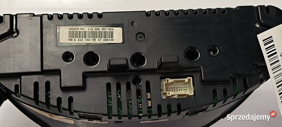 LICZNIK ZEGAR MERCEDES W203 A2035409547 kujawsko-pomorskie Lipno