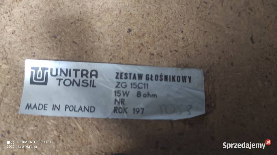 Unitra Tonsil ZG 15C11 Warszawa sprzedam