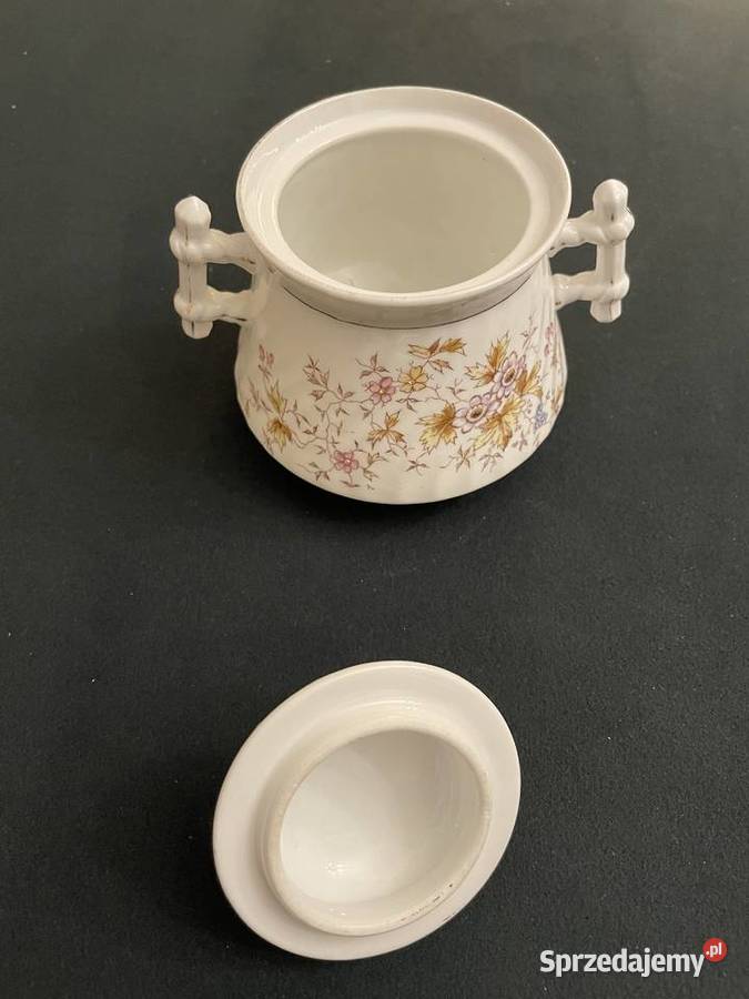 Cukiernica porcelanowa patyczak Carl Tielsch Łódź sprzedam
