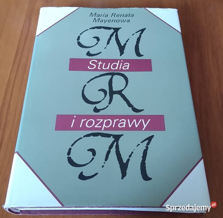 Studia i rozprawy Maria Renata Mayenowa