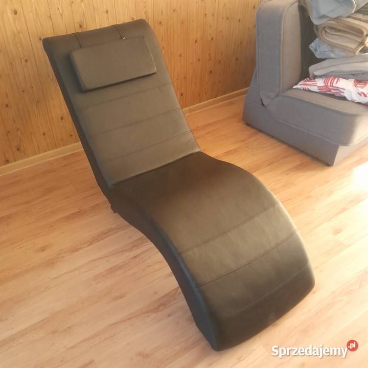 Fotel szezlong czarny Gostynin