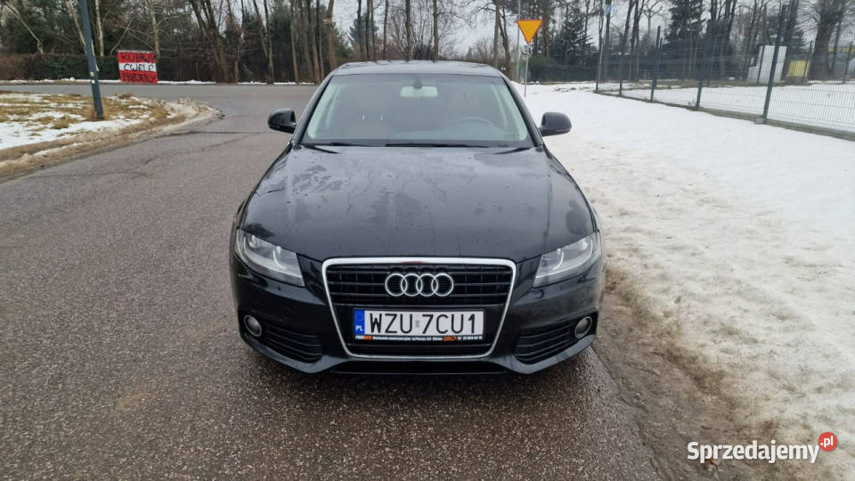 Audi A4 B8 18T 2008r Klima Tempomat SKÓRA Grzane lakier metallic łódzkie