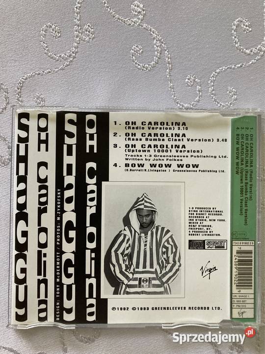 Płyta Cd Maxi Cd Single Shaggy Oh Carolina Lata Czerwionka-Leszczyny