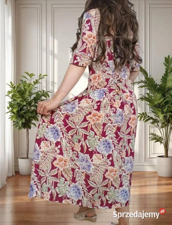 Cztery stylowe sukienki M niebieski sprzedam