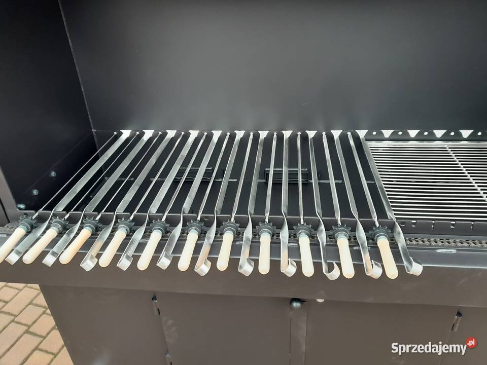 Grill obrotowy na szampury cateringowy Damasławek sprzedam