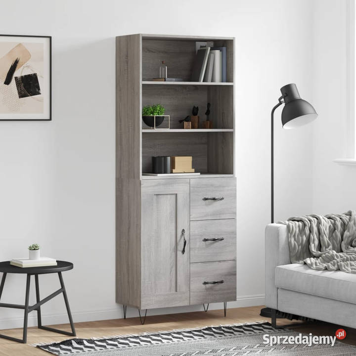 Witrynka szary dąb sonoma 695x34x180 materiał Warszawa sprzedam
