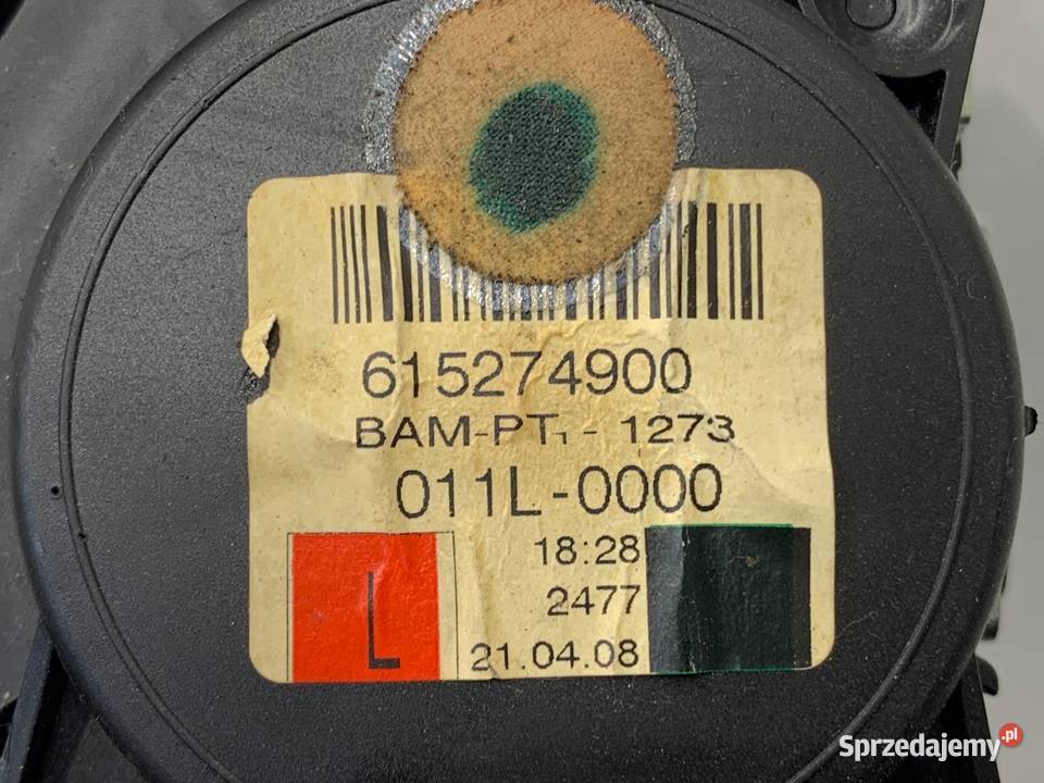 PAS BEZPIECZEŃSTWA LEWY PRZÓD MERCEDES S204 osobowe Pasy bezpieczeństwa