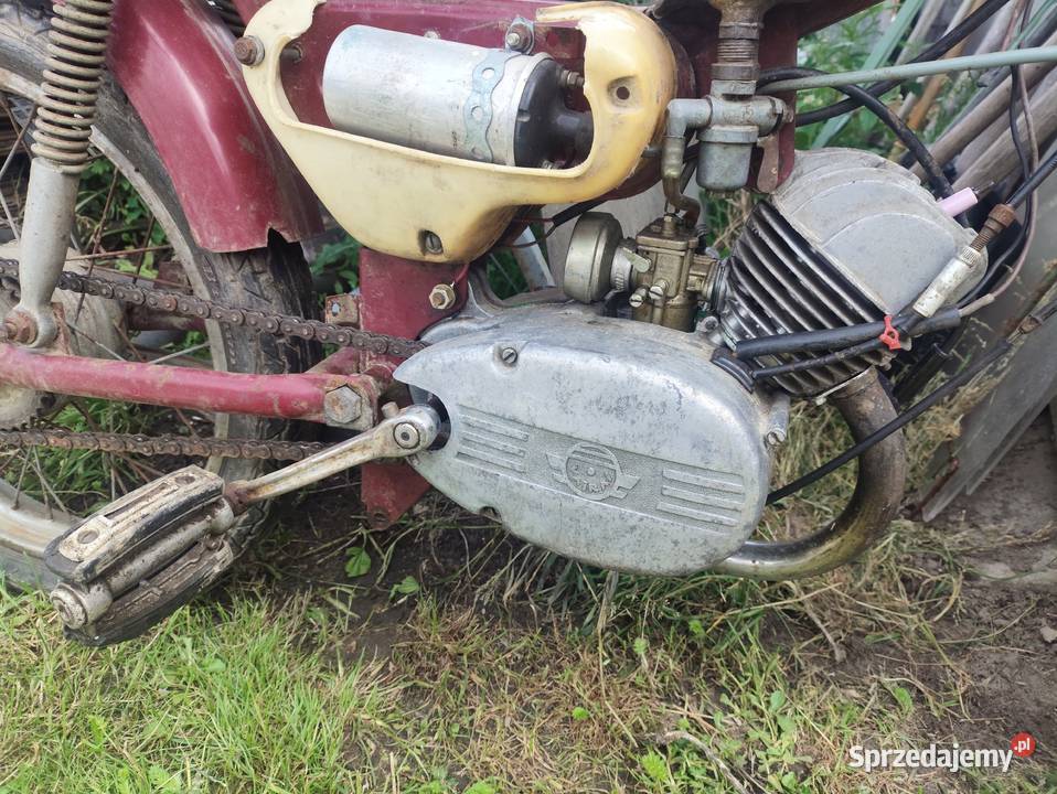 Motorower na pedały Wierchowina 1973r unikat Łochów
