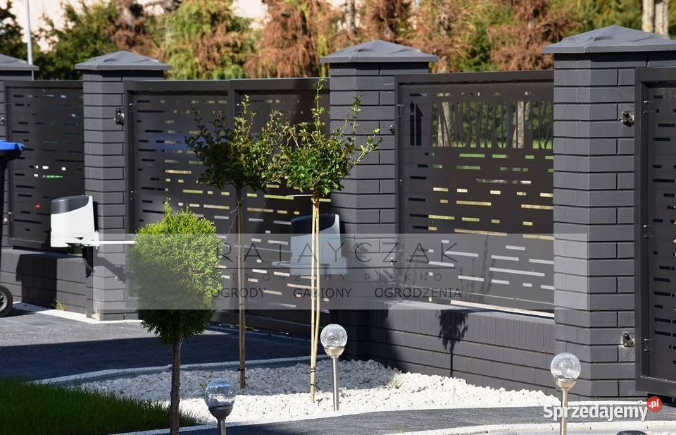 Ogrodzenie CNC laser nowoczesne ozdobne Toruń