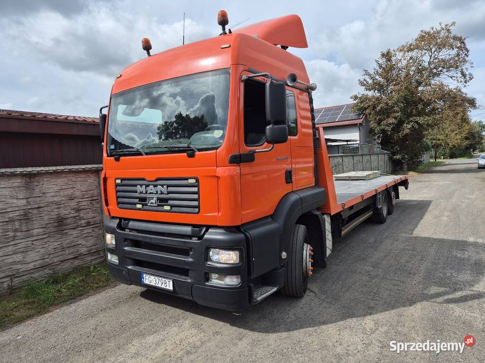 Pomoc drogowa MAN TGA 26390 Autolaweta 3 osiowa Autolawety Gorzów Wielkopolski sprzedam