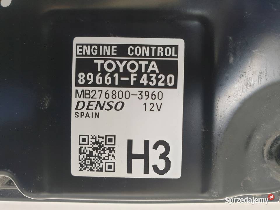 Toyota CHR 18 Hybrid STEROWNIK SILNIKA komputer osobowe Chełm sprzedam