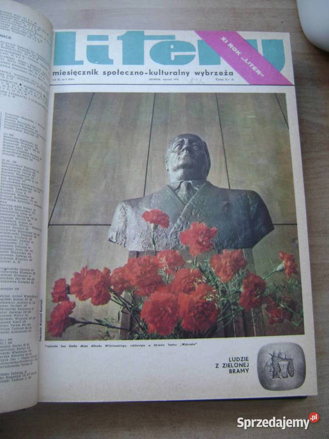 Starocie z PRL Gdański miesięcznik LITERY Zestaw