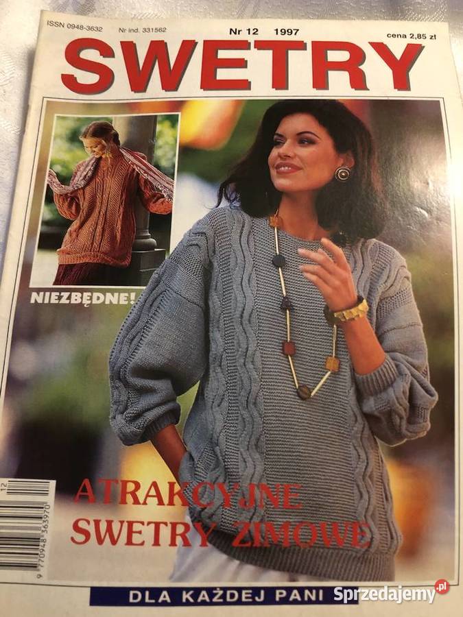 SWETRY na drutach i szydełku wyroby rękodzieło mazowieckie Zegrze
