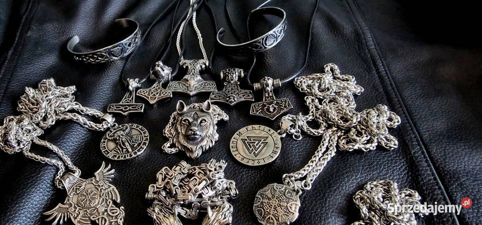 Valknut bransoletka nordycka celtycka wiking Uniseks Sochaczew sprzedam
