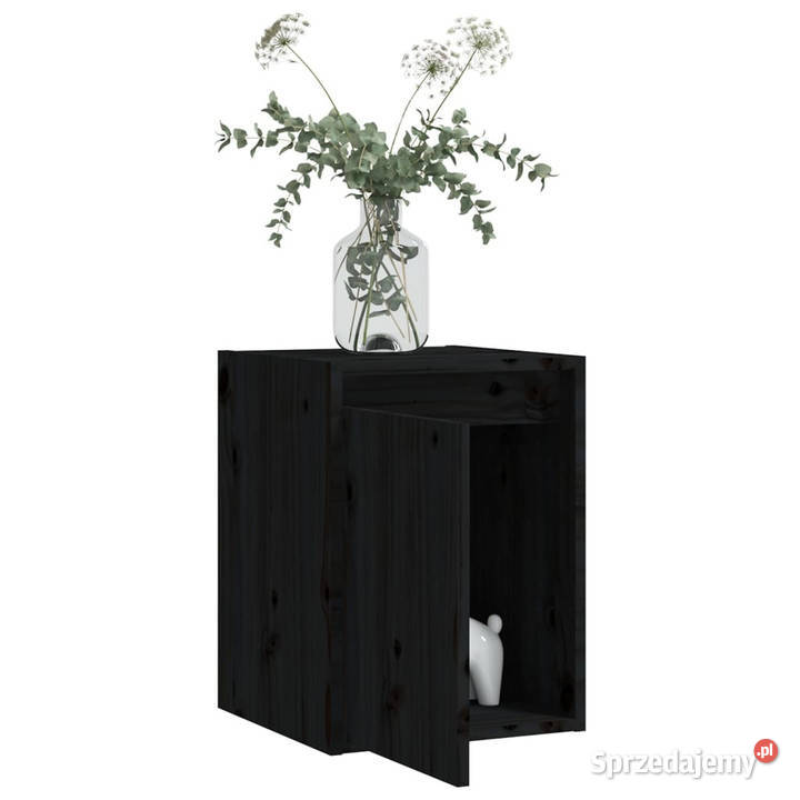 Szafka ścienna czarna 30x30x40 lite drewno Półki Warszawa sprzedam