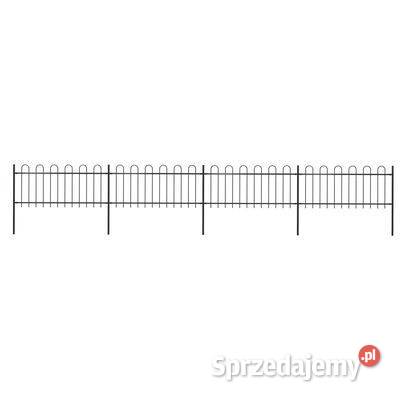 Ogrodzenie z zaokrąglonymi końcami stalowe 68x08 Warszawa