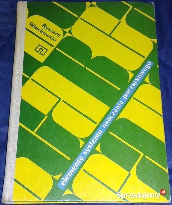 Elementy systemu nauczania początkowego Ryszard twarda Chełm sprzedam