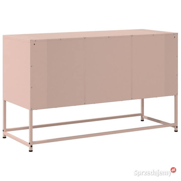 Szafka pod telewizor różowa 1005x39x605 stalowa Warszawa