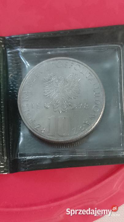 Moneta 10 Prus mennicza 1978 najniższy nakład śląskie Jastrzębie-Zdrój