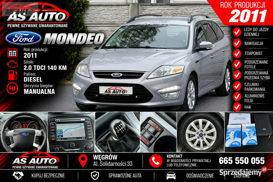 Ford Mondeo 20TDCi 140 wielofunkcyjna kierownica Węgrów