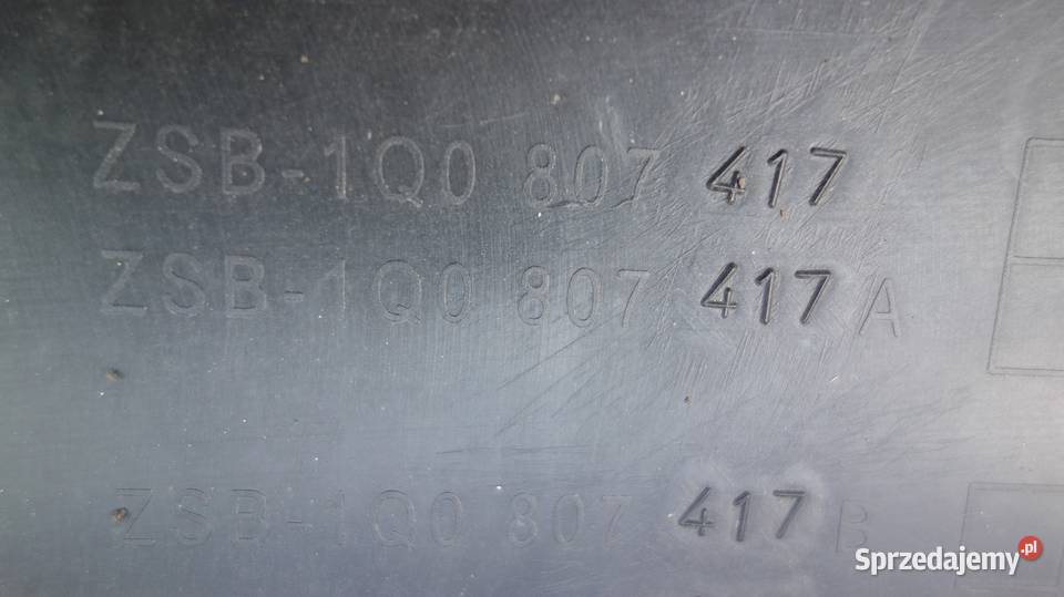 VW EOS 1Q0 06 ZDERZAK TYŁ TYLNY śląskie Ruda Śląska