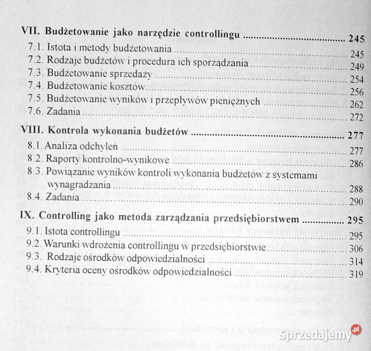 Podstawy rachunkowości zarządczej i controllingu lubelskie Chełm