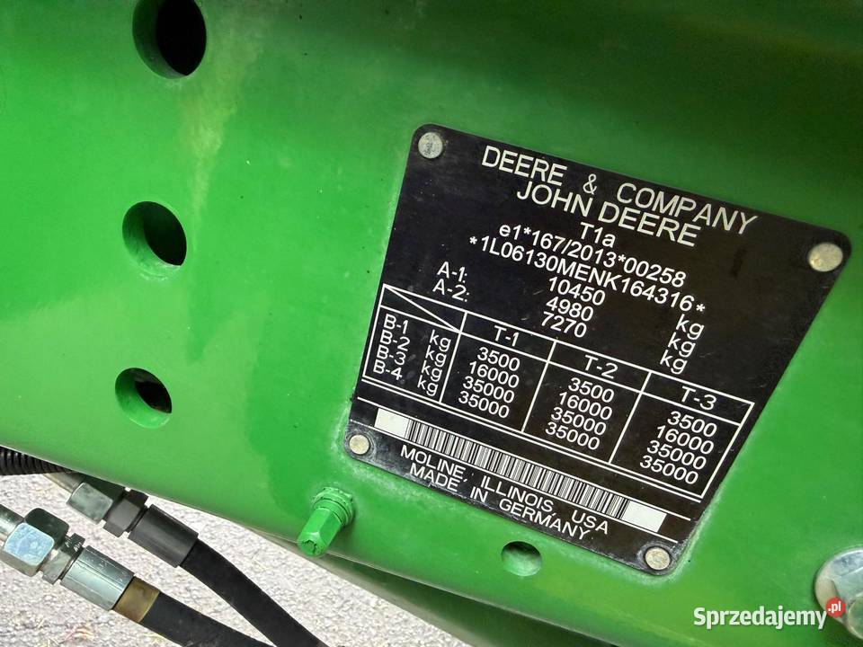 Ciągnik Rolniczy John Deere 6130 M monitor do dolnośląskie Nowa Ruda