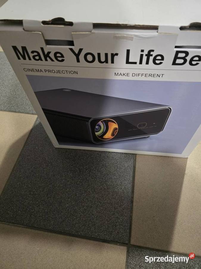 Projektor rzutnik 4K zFull HDSmart Android LED Czarna Woda