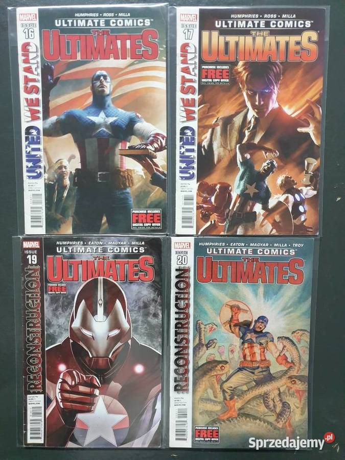 The Ultimates kolekcja 23 komiksów Marvel USA Gdynia